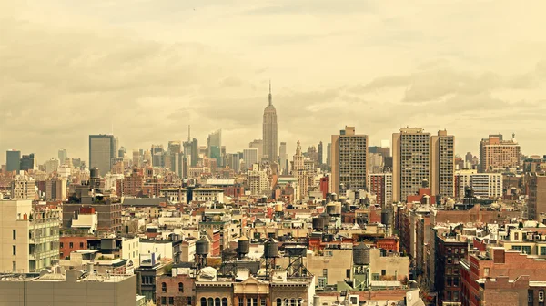 Línea del horizonte de Manhattan — Foto de Stock