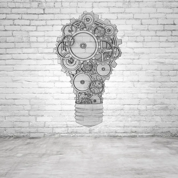 Tekening lamp — Stockfoto