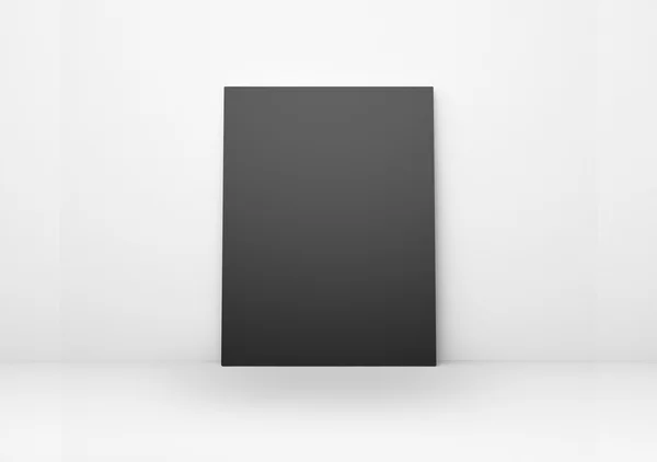 Poster bianco nero — Foto Stock