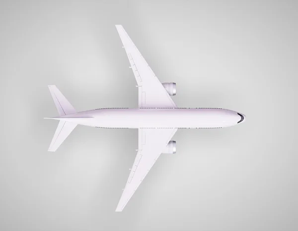 Vita flygplan — Stockfoto