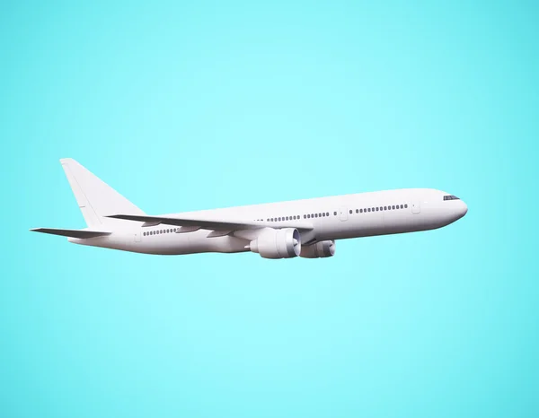 White airplane — Stock Photo, Image
