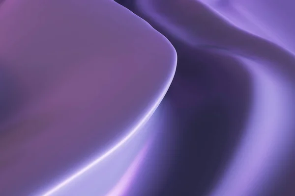 Luz Paño Púrpura Curva Patrón Fondo Concepto Diseño Estilo Renderizado — Foto de Stock