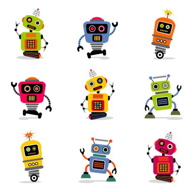 sevimli küçük robotlar