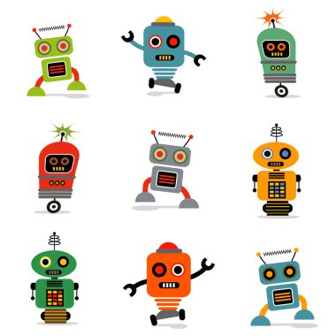 sevimli küçük robotlar