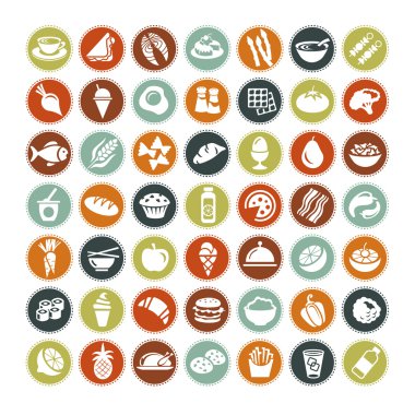 Big set of food icons ALL NEW