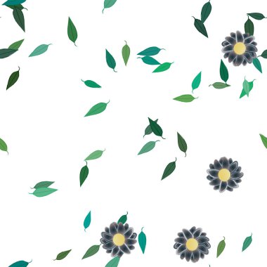 Çiçeksiz arka plan, vektör illüstrasyonu