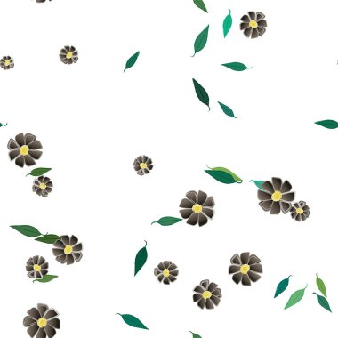 Çiçeksiz arka plan, vektör illüstrasyonu