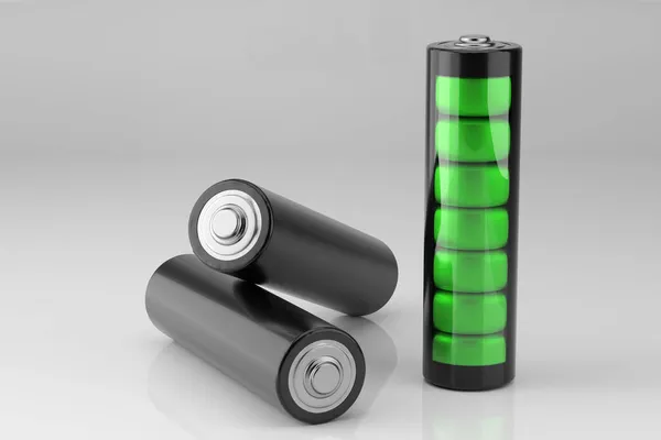 Battery Charging Battery Use Concept Render — Stock Photo, Image
