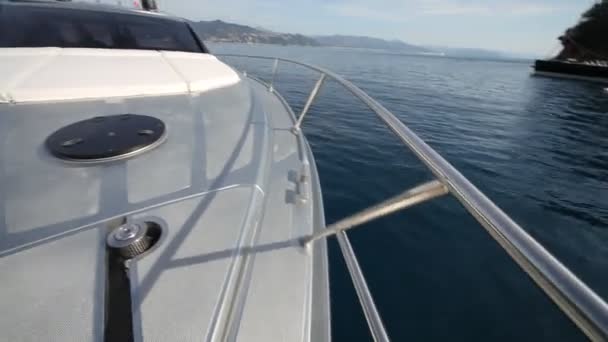 Motorboot, Rio Yachten beste italienische Yacht — Stockvideo