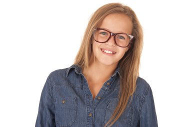 kot gömlek ve kahverengi gözlük portre genç genç model