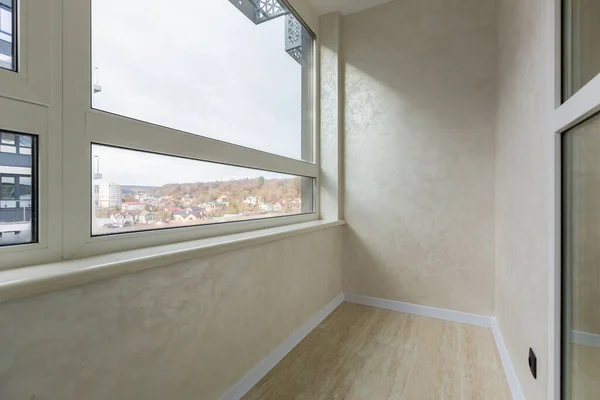 Interior Empty Small Balcony Apartment — Stock Photo, Image