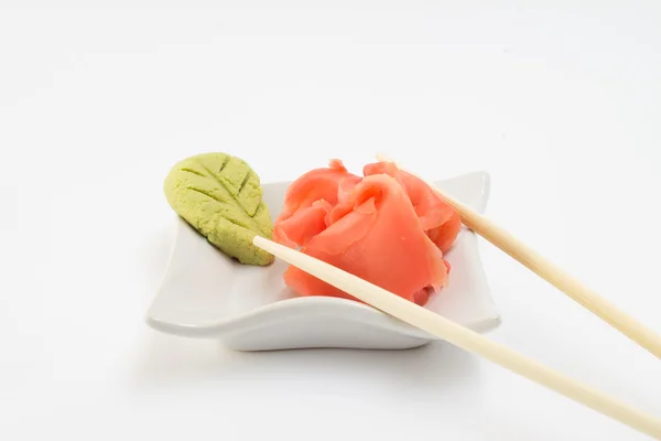 Ginger and wasabi — Stock Photo, Image