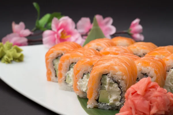 Philadelphia sushi roll — Zdjęcie stockowe