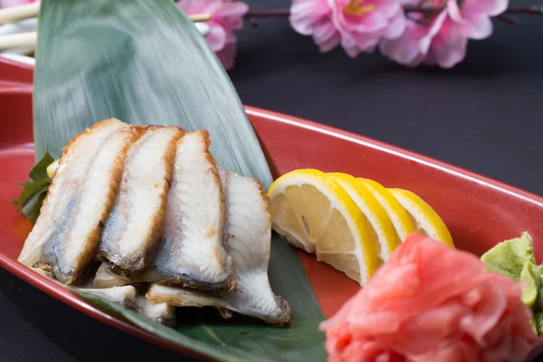 Eel sashimi unagi — Stock Photo, Image