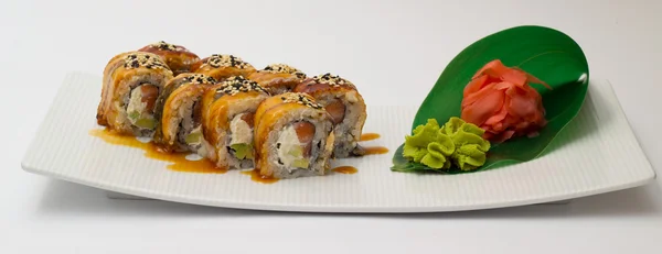 Canada sushi roll — Stockfoto