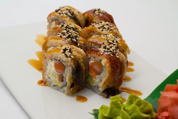 Canada sushi roll — Stockfoto