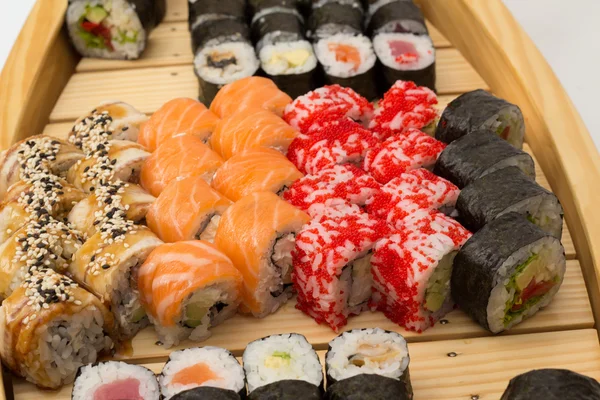 Z misky válce sushi — Stock fotografie