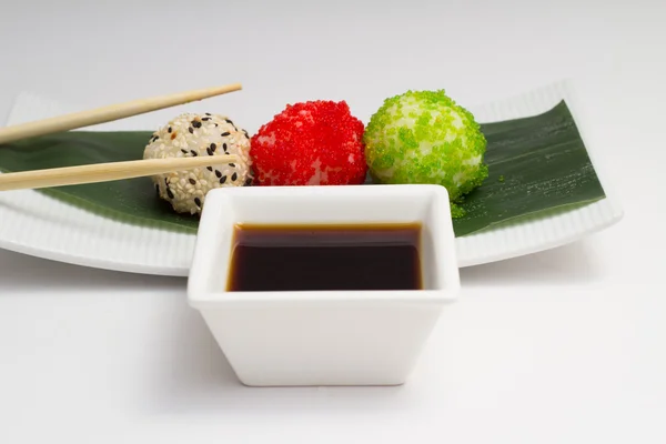Sushi rice balls — Stock Photo, Image