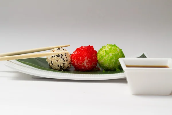 Sushi rice balls — Stock Photo, Image