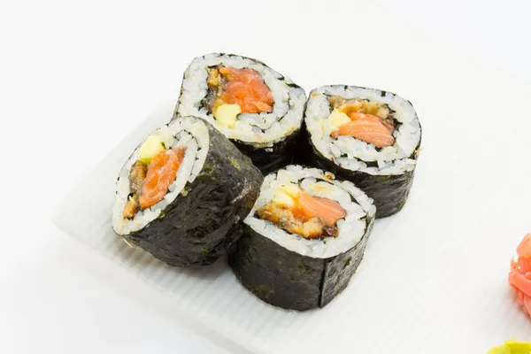Rolki sushi w nori — Zdjęcie stockowe