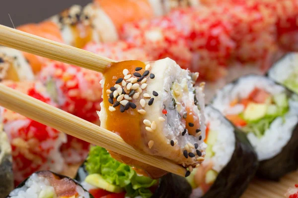 Canada sushi roll — Stock Photo, Image