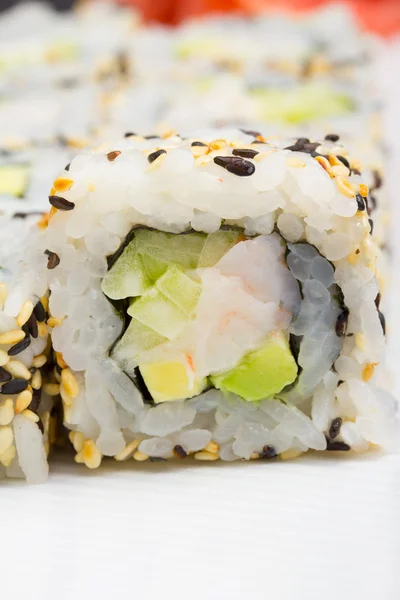 Kalifornie sushi roll — Stock fotografie