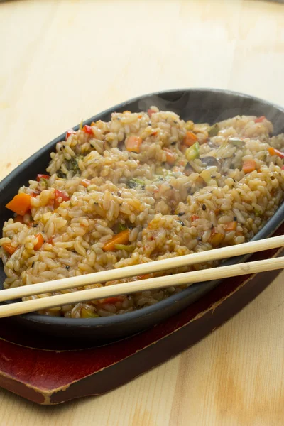 Rice with vegetables — Stock Photo, Image