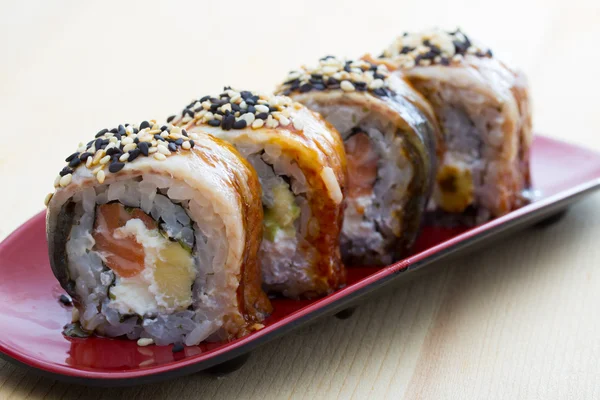 Rolo de sushi — Fotografia de Stock