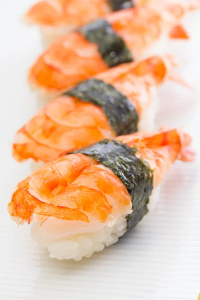Shrimp Sushi Nigiri — Stockfoto