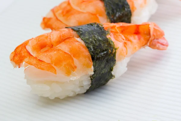 Shrimp sushi nigiri — Stock Photo, Image