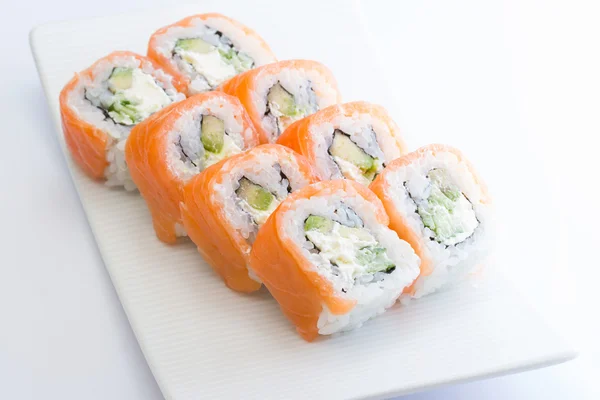 Philadelphia sushi roll — Stockfoto