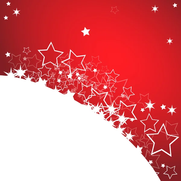 Fondo de Navidad con estrellas — Vector de stock