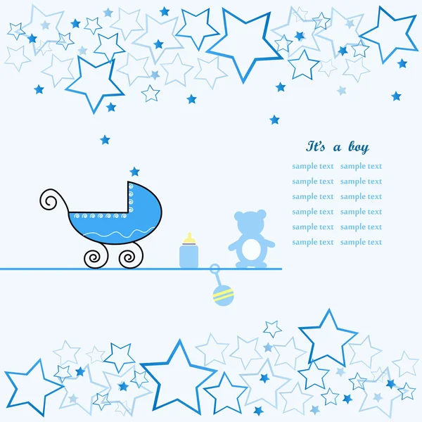 Baby boy — Stock Vector