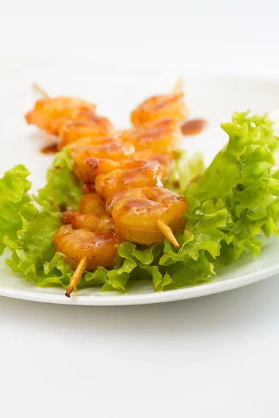 Grilled shrimps — Stock Photo, Image