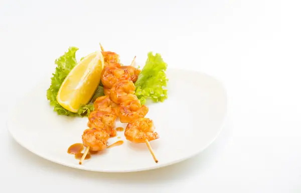 Grilled shrimps — Stock Photo, Image