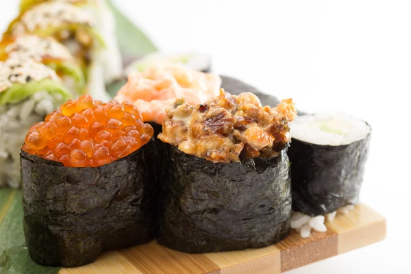 Gunkans de sushi — Fotografia de Stock