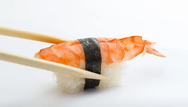 Krewetki nigiri sushi — Zdjęcie stockowe