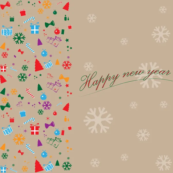 New year vector background — Stock Vector