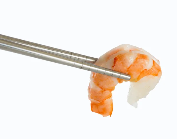Fresh shrimp isolated — Stock Photo, Image