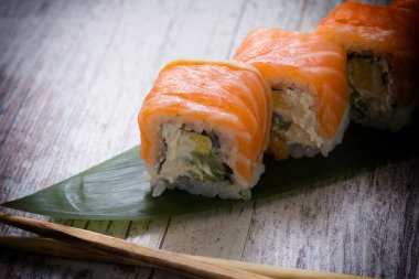 Vintage bir arka plan üzerinde gıda