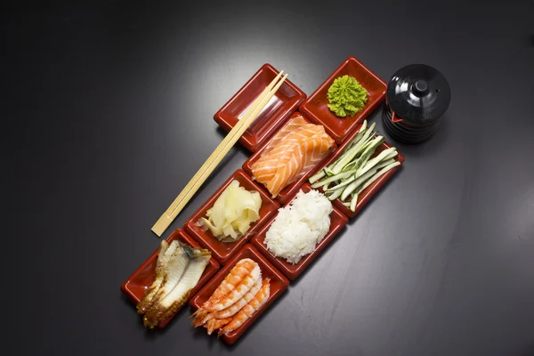 Asiatisches Essen Sushi — Stockfoto