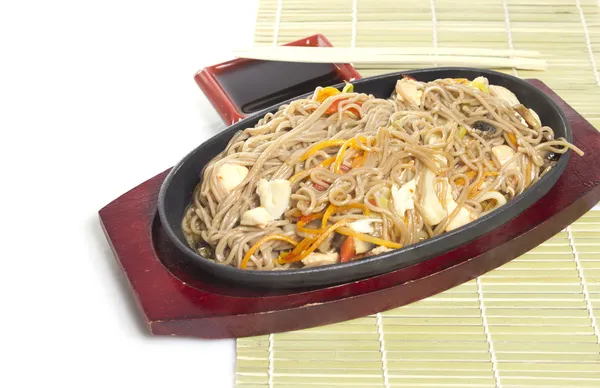 Soba noodles isolated — Stock Photo, Image