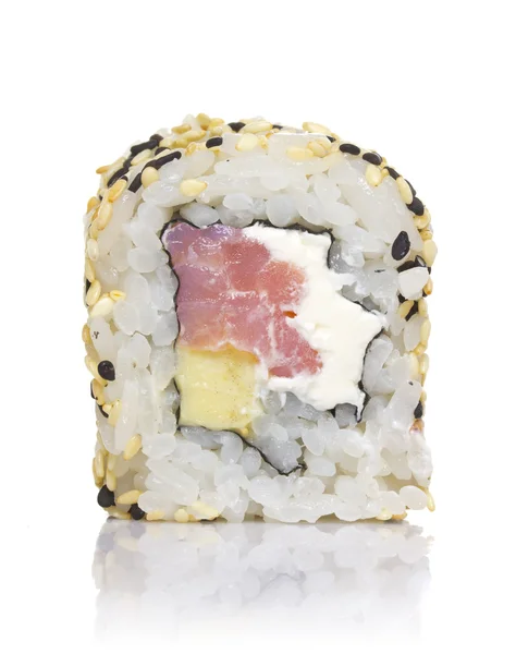 Sushi isolado sobre fundo branco — Fotografia de Stock