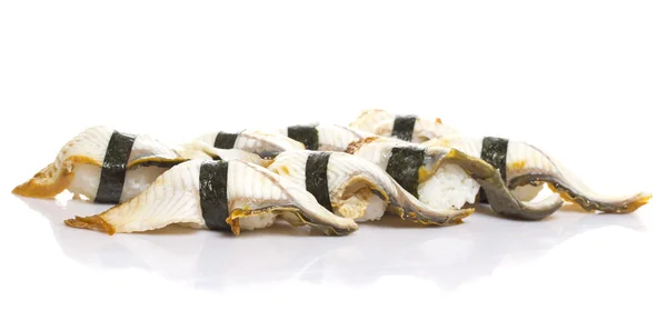 Sushi isoliert auf weißem Hintergrund — Stockfoto