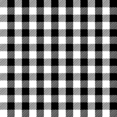 Damalı parmak izi. Modern kumaşlar, tekstil ürünleri, dekoratif yastıklar, ambalaj kağıtları için modaya uygun desenler. Beyaz ve siyah.