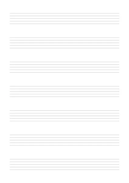 Notation Musicale Avec Lignes Sur Fond Blanc Modèle Pour Enseignement — Photo