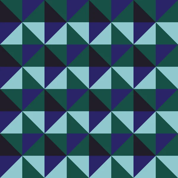 Triangles Green Blue Shades Trendy Seamless Pattern Modern Fabrics Textiles — Stock Photo, Image