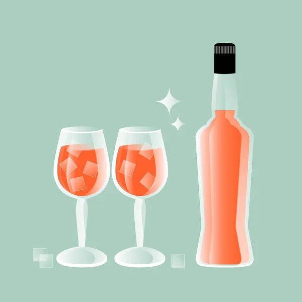 Aperol Italian Aperitif Has Orange Red Color Bitter Taste Bottle — Stock Photo, Image