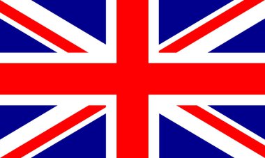 Büyük Britanya bayrağı. Büyük Britanya Birleşik Krallığı ve Kuzey İrlanda 'nın modern devletinin sembolü.. 