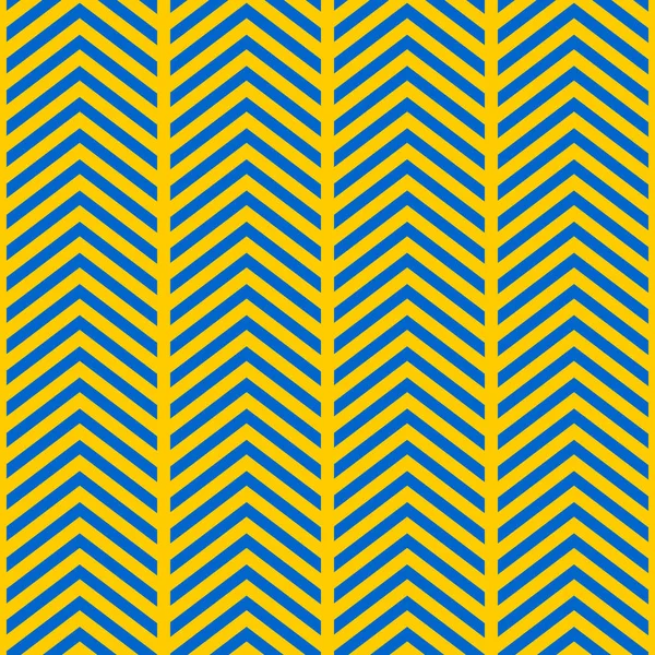 Padrão Zigzag Azul Amarelo Padrão Sem Costura Estilo Art Deco — Fotografia de Stock